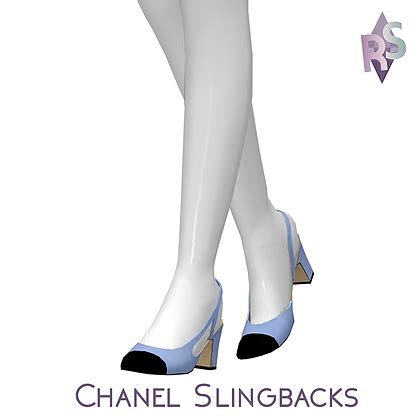 sims 4 chanel shoes|sims 4 chanel slingback.